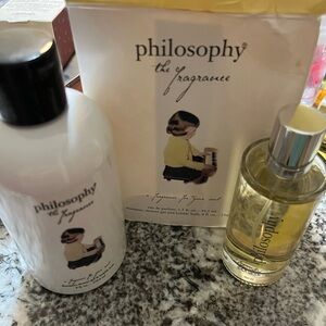Philosophy Eau de Parfum and Shower Gel Set. A Fragrance For Yout Soul New Rare